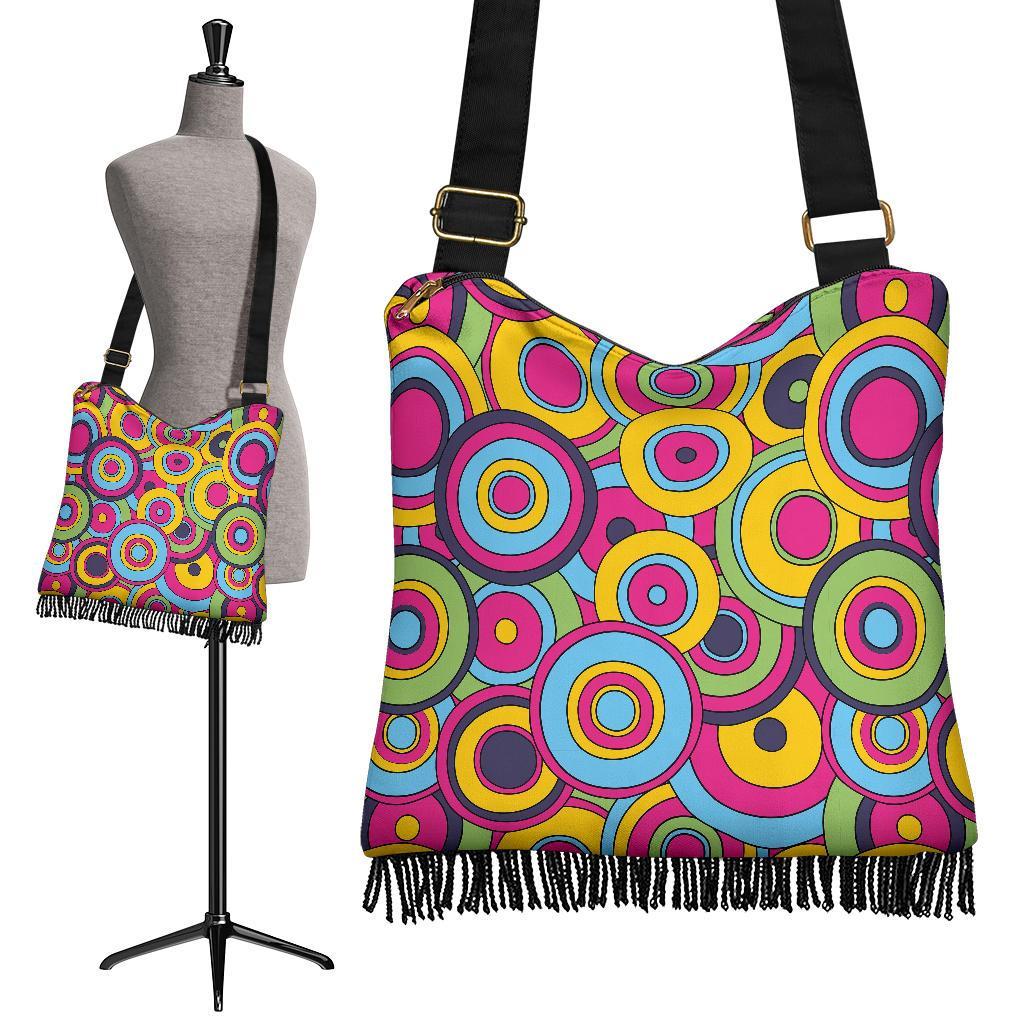Psychedelic Colorful Print Pattern Crossbody bags-grizzshop