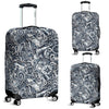 Psychedelic Compass Pattern Print Luggage Cover Protector-grizzshop