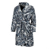 Psychedelic Compass Pattern Print Men Long Robe-grizzshop