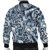 Psychedelic Compass Pattern Print Men's Bomber Jacket-grizzshop