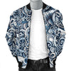 Psychedelic Compass Pattern Print Men's Bomber Jacket-grizzshop