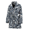 Psychedelic Compass Pattern Print Women Long Robe-grizzshop