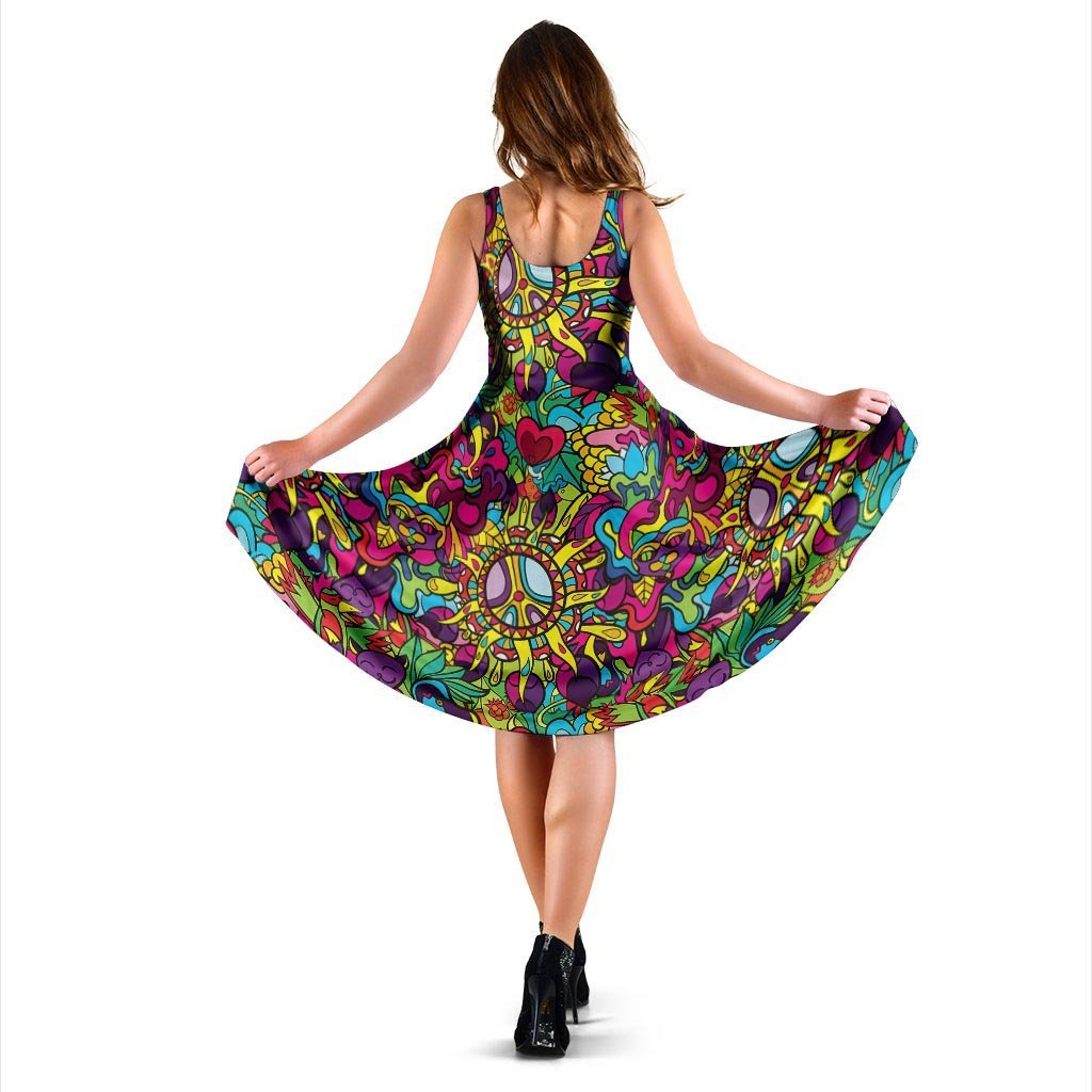 Psychedelic Dress-grizzshop