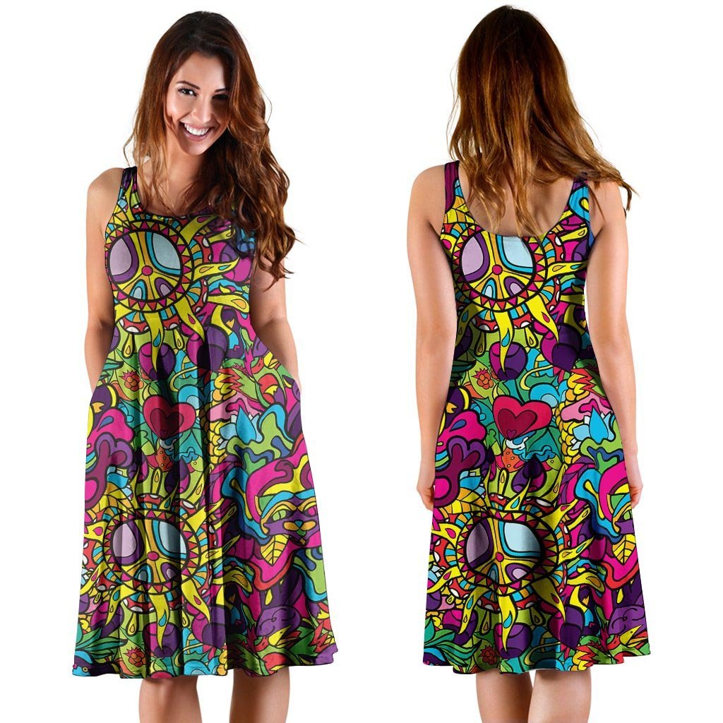 Psychedelic Dress-grizzshop