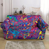 Psychedelic Face Loveseat Cover-grizzshop