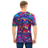 Psychedelic Face Men T Shirt-grizzshop