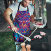 Psychedelic Face Men's Apron-grizzshop