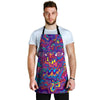 Psychedelic Face Men's Apron-grizzshop