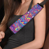 Psychedelic Face Seat Belt Cover-grizzshop