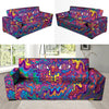 Psychedelic Face Sofa Cover-grizzshop