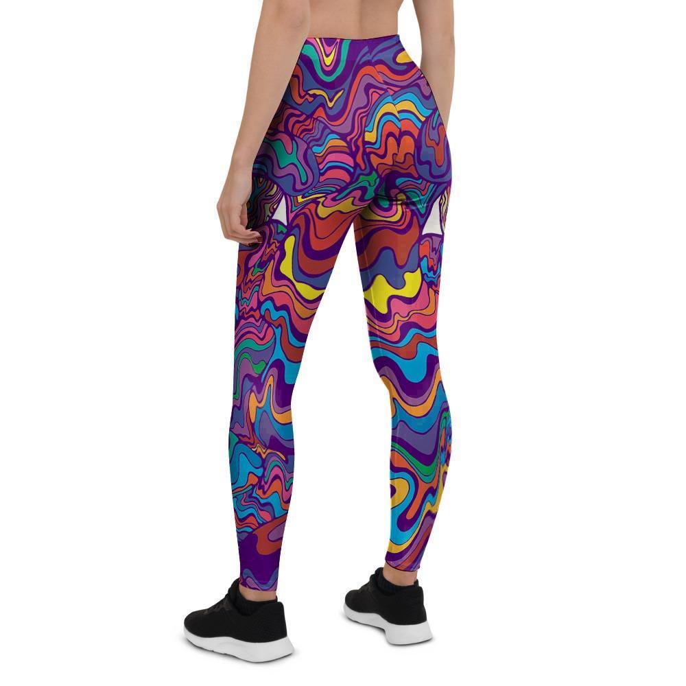 Psychedelic Face Women's Leggings-grizzshop