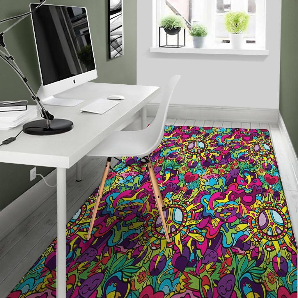 Psychedelic Floor Mat-grizzshop