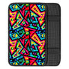 Psychedelic Geometric Print Car Console Cover-grizzshop