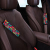 Psychedelic Geometric Print Seat Belt Cover-grizzshop