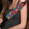 Psychedelic Geometric Print Seat Belt Cover-grizzshop