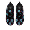 Psychedelic Hippie Retro Print Pattern Black Sneaker-grizzshop