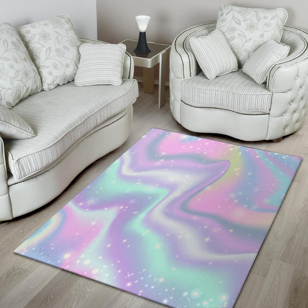 Psychedelic Holographic Floor Mat-grizzshop