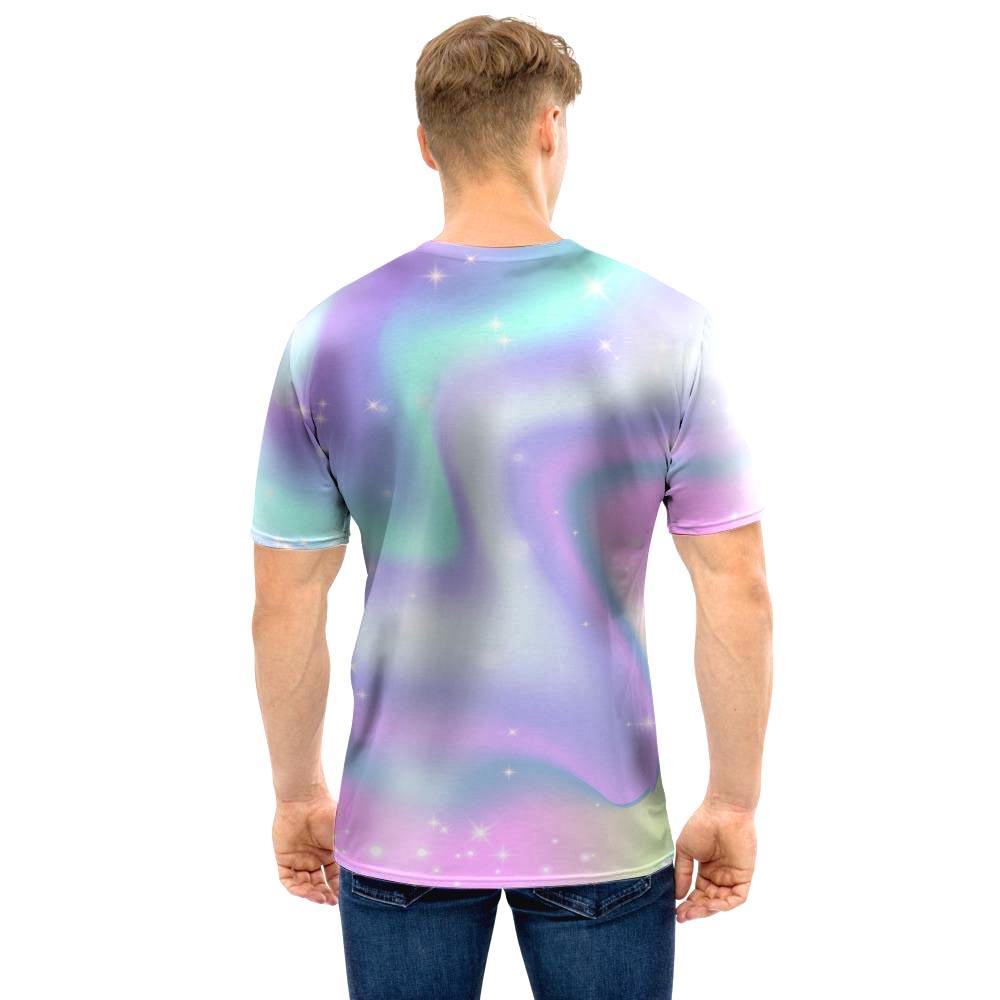 Psychedelic Holographic Men T Shirt-grizzshop