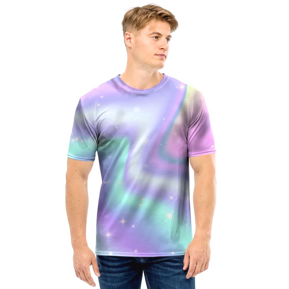 Psychedelic Holographic Men T Shirt-grizzshop