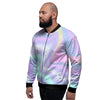 Psychedelic Holographic Men's Bomber Jacket-grizzshop