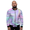 Psychedelic Holographic Men's Bomber Jacket-grizzshop