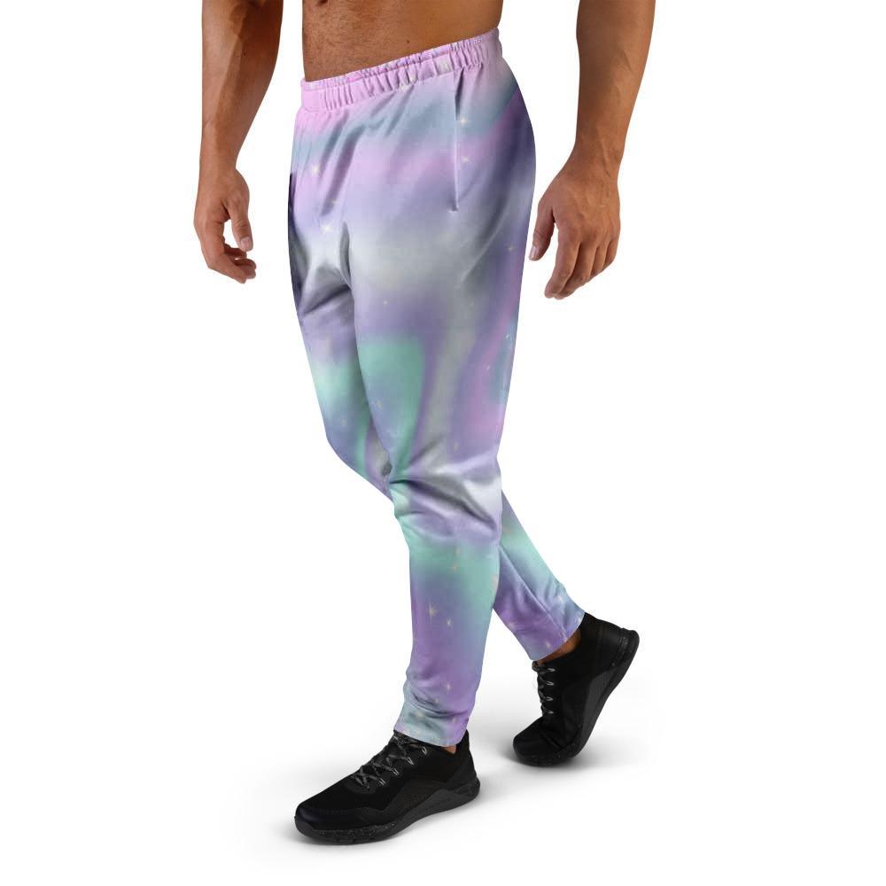 Psychedelic Holographic Men's Joggers-grizzshop