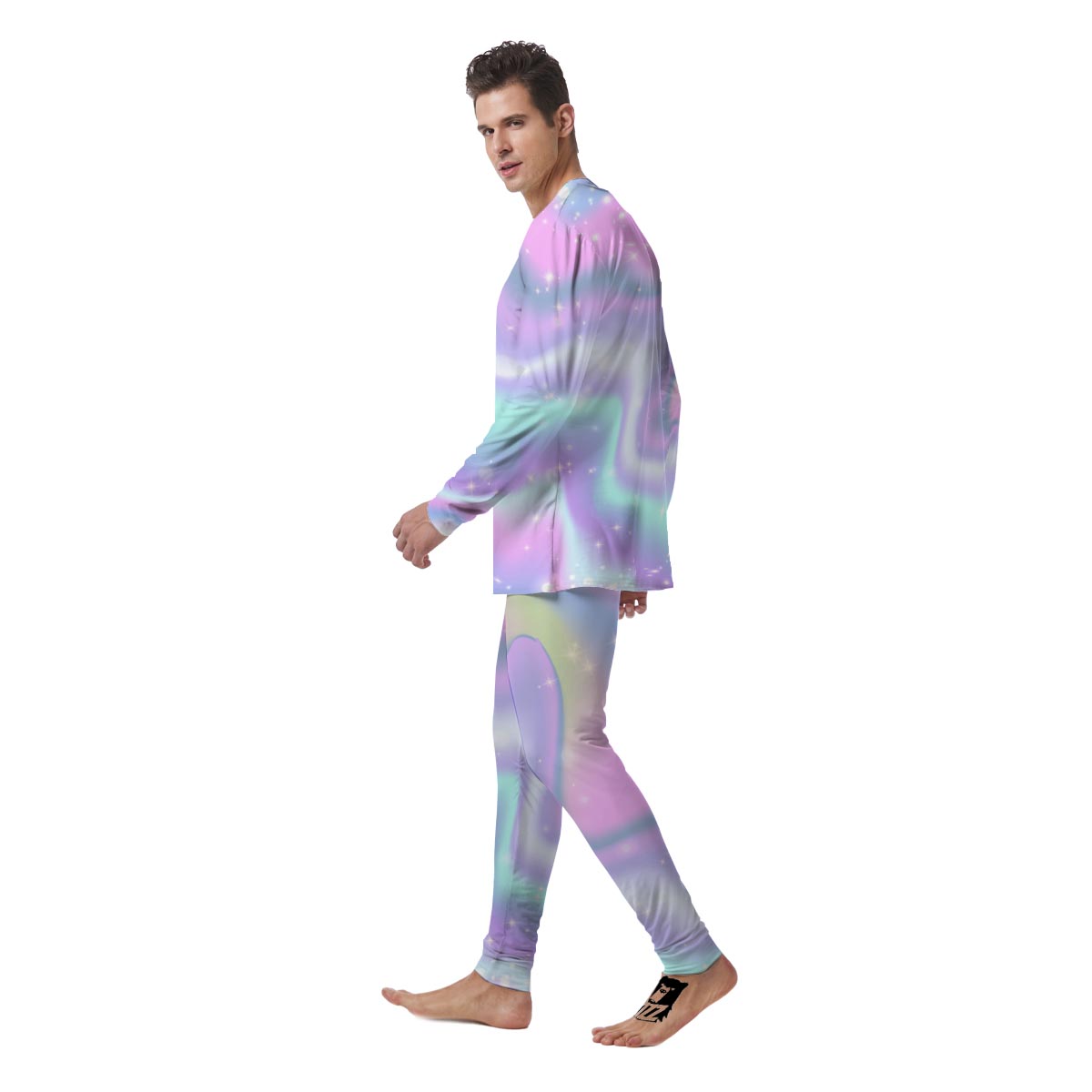 Psychedelic Holographic Men's Pajamas-grizzshop