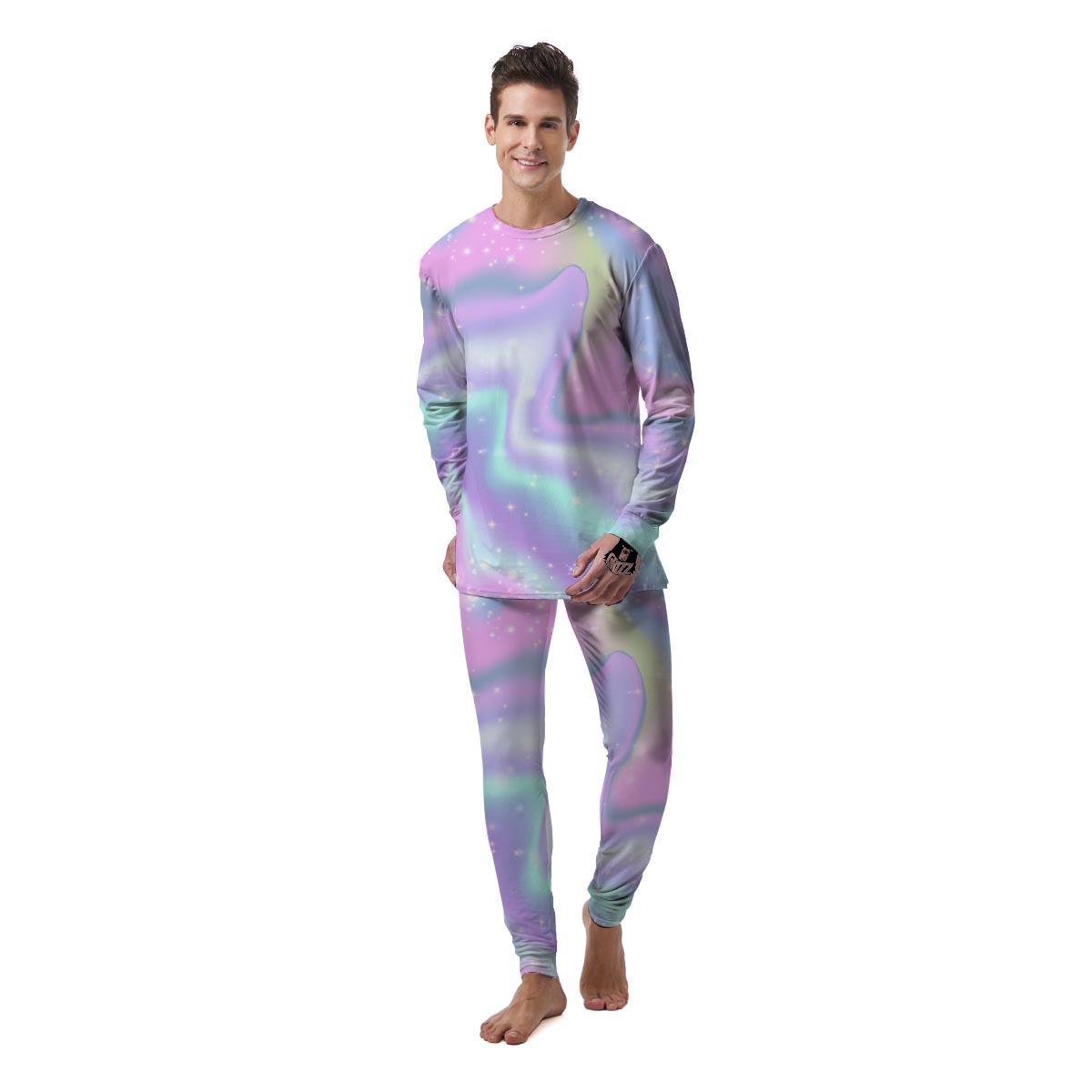 Psychedelic Holographic Men's Pajamas-grizzshop