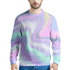 Psychedelic Holographic Men's Sweatshirt-grizzshop