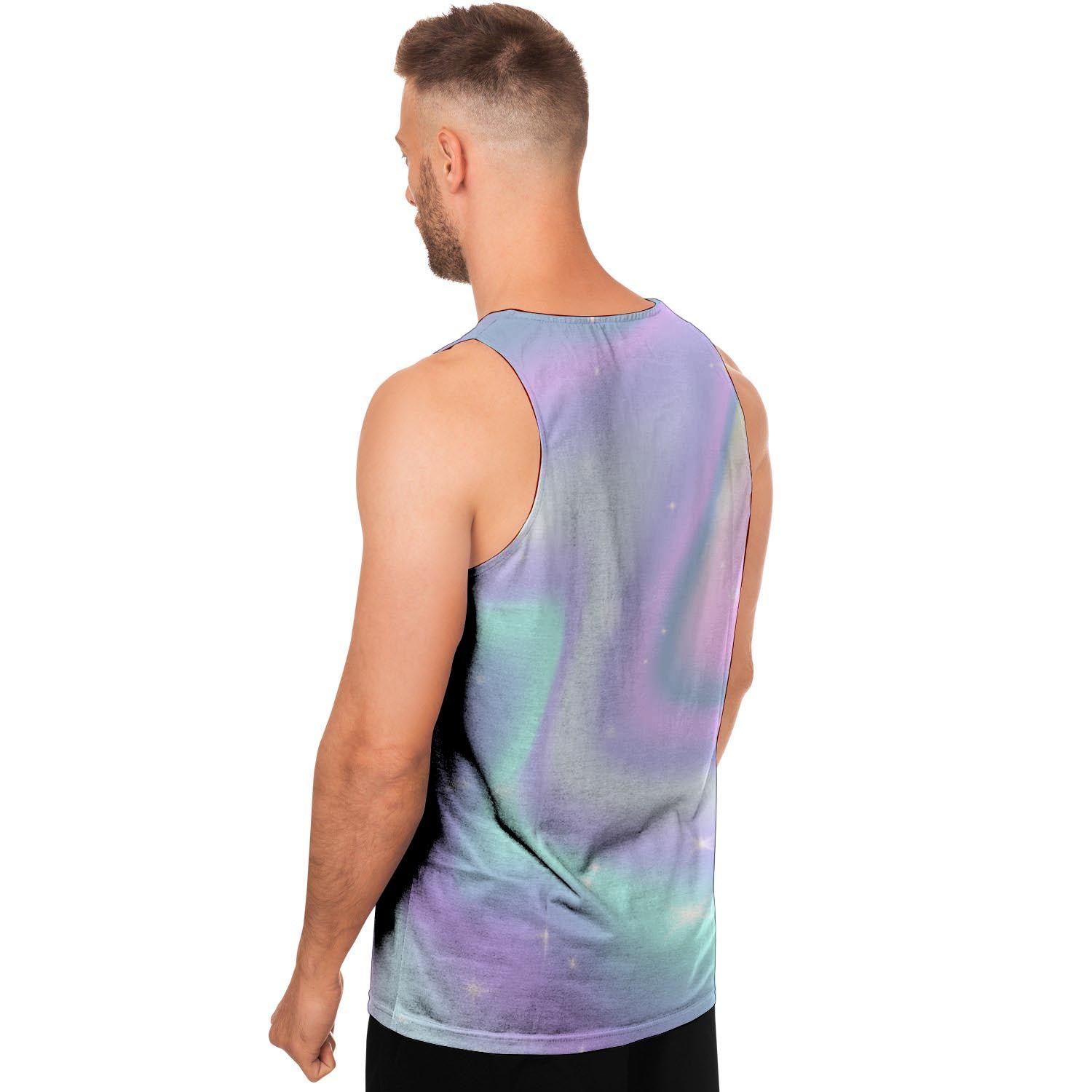 Psychedelic Holographic Men's Tank Tops-grizzshop