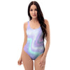 Psychedelic Holographic One Piece Swimsuite-grizzshop