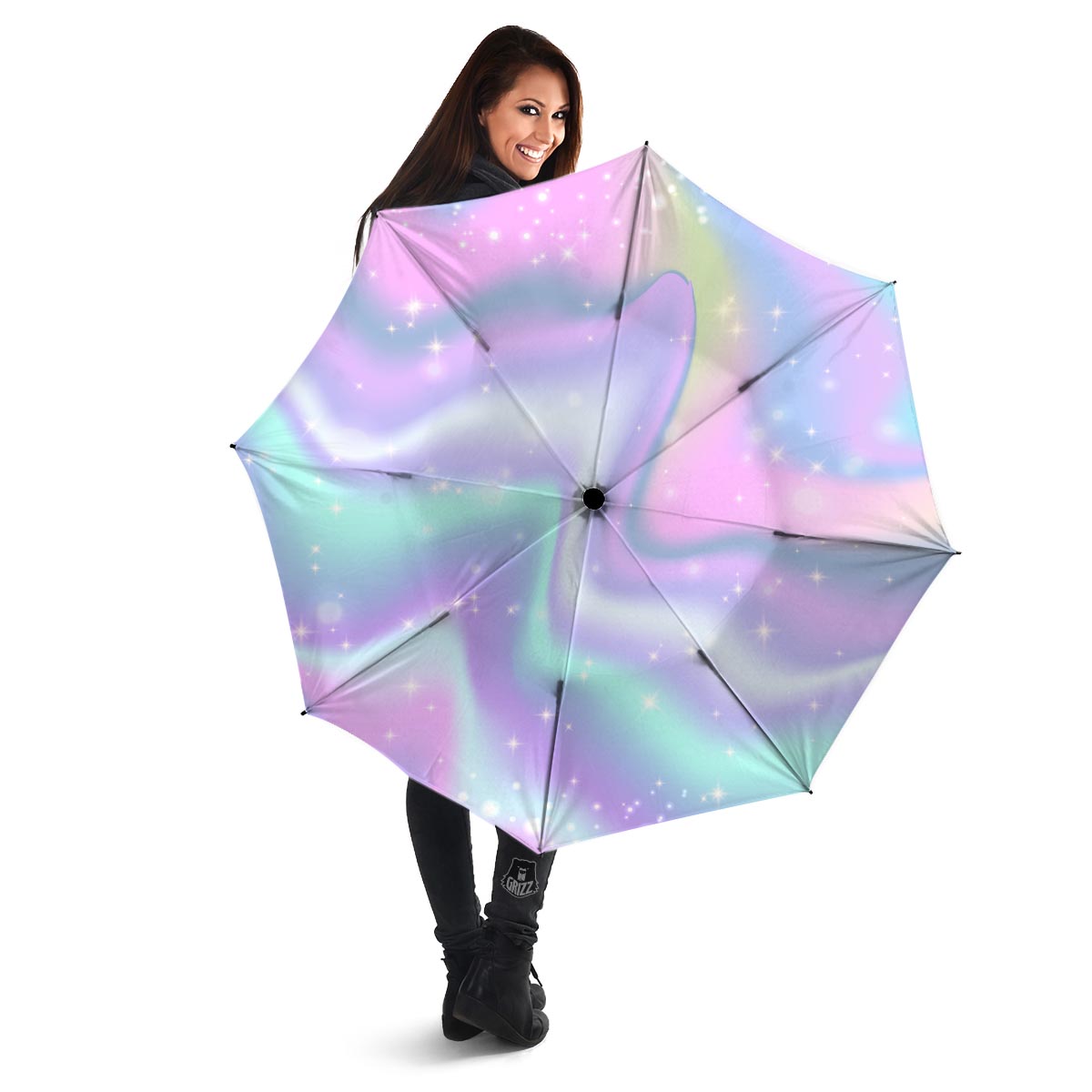 Psychedelic Holographic Umbrella-grizzshop