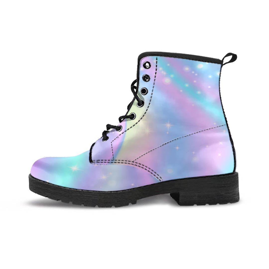 Psychedelic Holographic Women's Boots-grizzshop