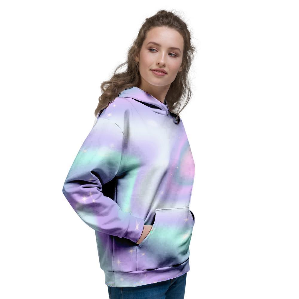 Psychedelic Holographic Women's Hoodie-grizzshop