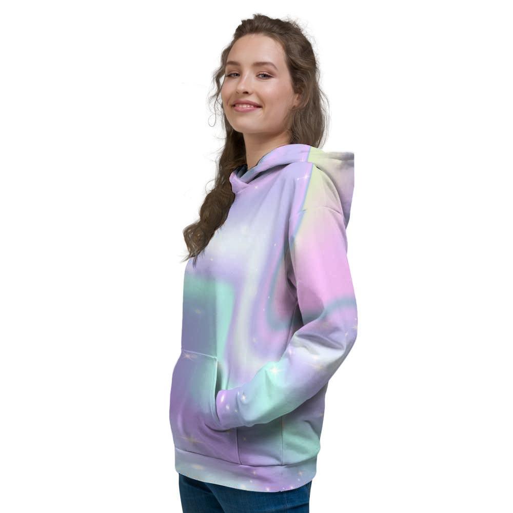 Psychedelic Holographic Women's Hoodie-grizzshop