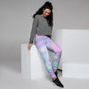 Psychedelic Holographic Women's Joggers-grizzshop