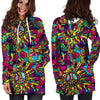 Psychedelic Hoodie Dress-grizzshop