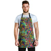 Psychedelic Jungle Forest Floral Men's Apron-grizzshop