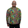 Psychedelic Jungle Forest Floral Men's Bomber Jacket-grizzshop