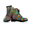 Psychedelic Jungle Forest Floral Men's Boots-grizzshop