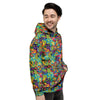 Psychedelic Jungle Forest Floral Men's Hoodie-grizzshop