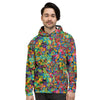 Psychedelic Jungle Forest Floral Men's Hoodie-grizzshop