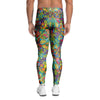 Psychedelic Jungle Forest Floral Men's Leggings-grizzshop