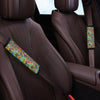 Psychedelic Jungle Forest Floral Seat Belt Cover-grizzshop