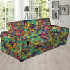 Psychedelic Jungle Forest Floral Sofa Cover-grizzshop