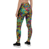 Psychedelic Jungle Forest Floral Women's Leggings-grizzshop