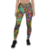 Psychedelic Jungle Forest Floral Women's Leggings-grizzshop