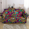 Psychedelic Loveseat Cover-grizzshop