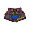Load image into Gallery viewer, Psychedelic Magic Mushroom Print Muay Thai Boxing Shorts-grizzshop