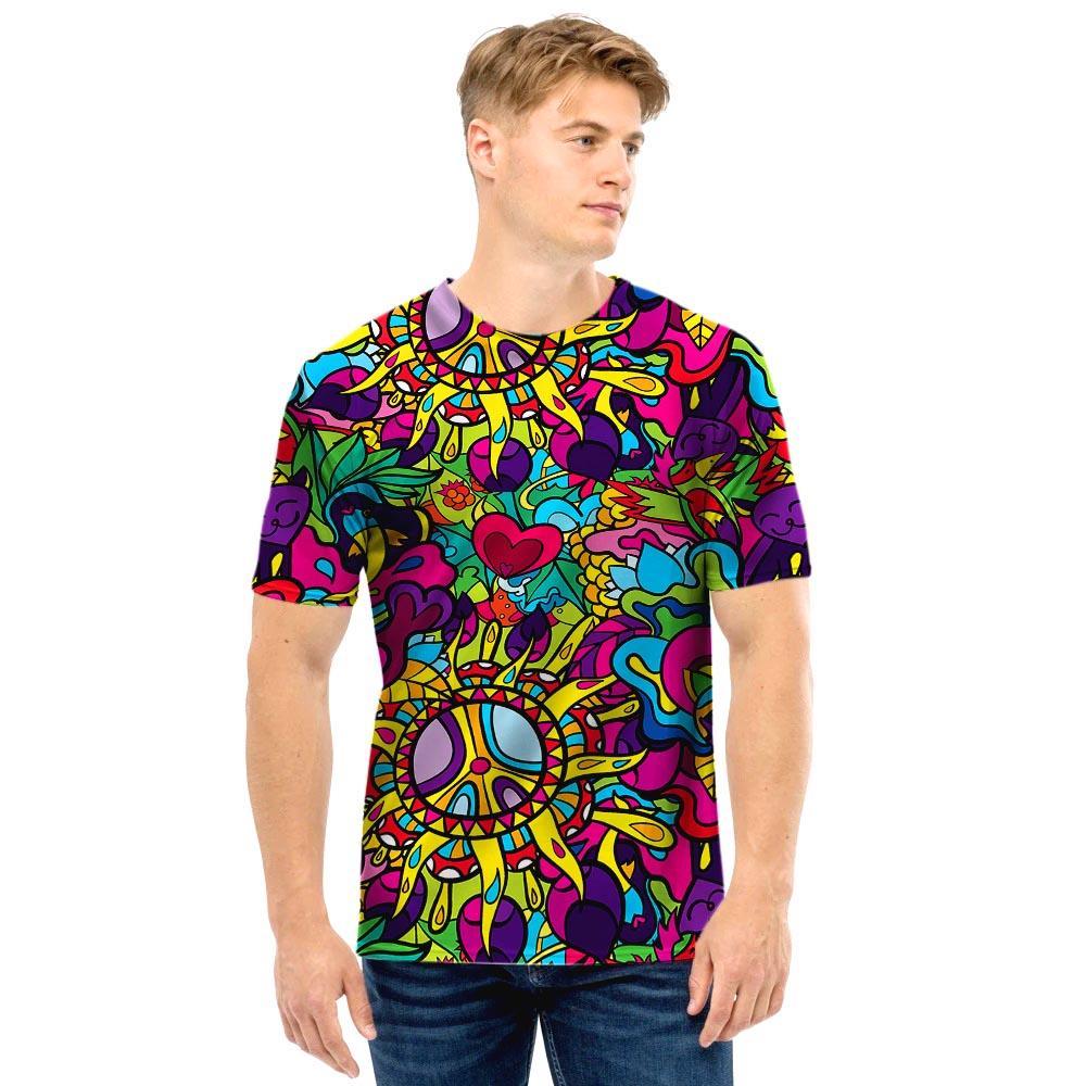 Psychedelic Men T Shirt-grizzshop